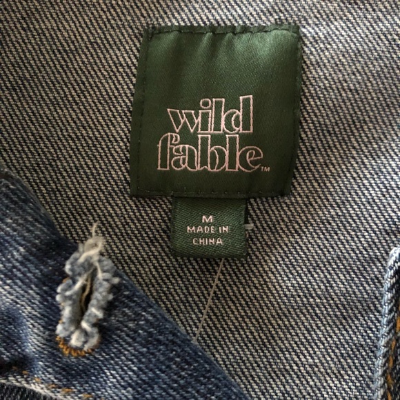 NWT Wild Fable size M Jean vest - Picture 8 of 8